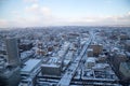 Sapporo cityscape urban landscape Royalty Free Stock Photo