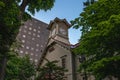 Sapporo clock tower, former Agricultural College, in Sapporo, Hokkaido, Japan Royalty Free Stock Photo