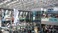 Sapporo, Hokkaido, Japan - Domestic terminal atrium of New Chitose Airport.