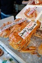 SAPPORO,JAPAN - 27 APRIL 2015: . view of Asaichi market in Hakodate Japan. Royalty Free Stock Photo