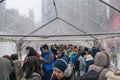 Sapporo, Japan - February 2017: The 68th Sapporo Snow Festival at Odori Park