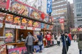 Sapporo, Japan - February 2017: The 68th Sapporo Snow Festival at Odori Park