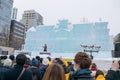 Sapporo, Japan - February 2017: The 68th Sapporo Snow Festival at Odori Park