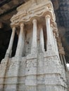 Sapta swara pillars in vittala temple ,Ancient Ruins of Vijayanagar Empire, hampi is a UNESCO world heritage site ,at Hampi, in