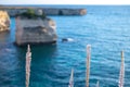 & x22;SapunerÃÂ²& x22; rock in Otranto, Puglia, Italy Royalty Free Stock Photo