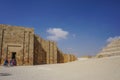 Saqqara, Egypt: Funerary Complex of Djoser and the Step Pyramid Royalty Free Stock Photo