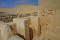 Saqqara, Egypt: The Funerary Complex of King Teti Royalty Free Stock Photo