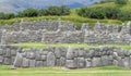 Saqsaywaman inca city ruins citadel wall in Cusco, Peru Royalty Free Stock Photo