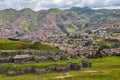 Saqsaywaman Incas ruins near Cusco, Peru Royalty Free Stock Photo