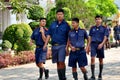 Saraburi, Thailand: Thai Schoolboys at Temple