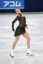 Sarah HECKEN (GER) short program Royalty Free Stock Photo