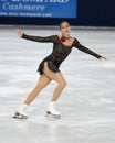 Sarah HECKEN (GER) short program Royalty Free Stock Photo