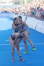 Sarah True, Katie Zaferes and Andrea Hewitt