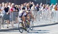 Sarah True and Katie Zaferes cycling