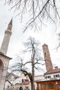 The Sarajevski Sahat Kula is an Ottoman clock tower in Sarajevo, Bosnia and Herzegovina