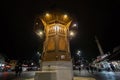 Sebilj fountain, on Bascarsija district, at night. Royalty Free Stock Photo