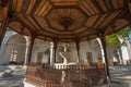 Fountain of Gazi Husrev begova Mosque with people praying in the background. Royalty Free Stock Photo