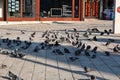 Sarajevo, Bosnia and Herzegovina - 28 Apr 2018: The market in Sarajevo city, Bosnia and Herzegovina