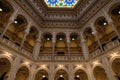 Interior of the main hall of the Vijecnica, the former library and city hall of Sarajevo,