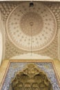 Decorated ceiling of the entrance of Gazi Husrev beg