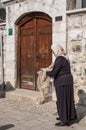 Sarajevo, Bosnia and Herzegovina, Bascarsija, neighborhood, old town, district, square, people, bazaar, market, woman Royalty Free Stock Photo