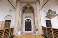 Sarajevo, Bosnia-Herzegovina, July 16 2017: Architectural close up of the doorway of Gazi Husrev-beg mosque