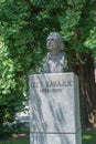 Bust of Bosnian historian of philosophy, essayist, translator and poet, Izet Sarajlic