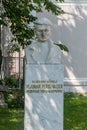 Vladimir Peric Valter bust of Yugoslav Partisan commander in German-occupied Sarajevo during World War II Royalty Free Stock Photo