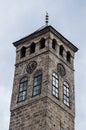 Sarajevo, Bosnia and Herzegovina, Bascarsija, Clock Tower, Sarajevska Sahat Kula, skyline, aerial view, clock, tall