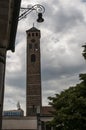 Sarajevo, Bosnia and Herzegovina, Bascarsija, Clock Tower, Sarajevska Sahat Kula, skyline, aerial view, clock, tall