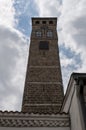 Sarajevo, Bosnia and Herzegovina, Bascarsija, Clock Tower, Sarajevska Sahat Kula, skyline, aerial view, clock, tall