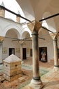 The internal courtyard of Gazi Husrev bey`s Museum, located in Kursumlija Medrasa