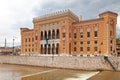 Sarajevo City Hall alongside of the Miljacka River