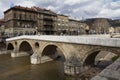 Sarajevo cityscape Royalty Free Stock Photo