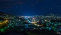 Sarajevo panoramic wiev at night