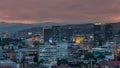 Sarajevo sunset Royalty Free Stock Photo