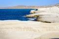 Sarakiniko Melos Greece Royalty Free Stock Photo