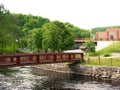 Saranac Lake landscape Royalty Free Stock Photo