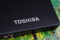 Toshiba hdd Royalty Free Stock Photo