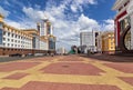 Saransk street in the Central part of the city