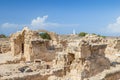 Saranta Kolones at Paphos Archaeological Park, Cyprus.