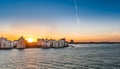 Sarasota, Florida Sunrise in Spring Royalty Free Stock Photo