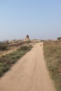 Way to Saraswathi Temple at Hampi, Karnataka - World Heritage Site by UNESCO - India travel - religious tour Royalty Free Stock Photo