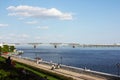 Saratov Embankment a place of meetings and walks