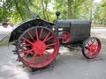 SARATOV. RUSSIA AUGUST 2012 Old tractor of STZ