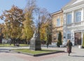 Saratov State Art Museum and Radishchev monument