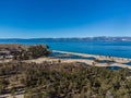 Sarayskiy beach. Shamanka Rock. Lake Baikal at Olkhon Island. the village of Khuzhir