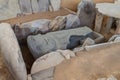 Sarcofagus in a tomb located at Alto de los Idolos