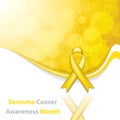 Sarcoma cancer symbol