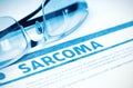 Sarcoma. Medicine. 3D Illustration. Royalty Free Stock Photo